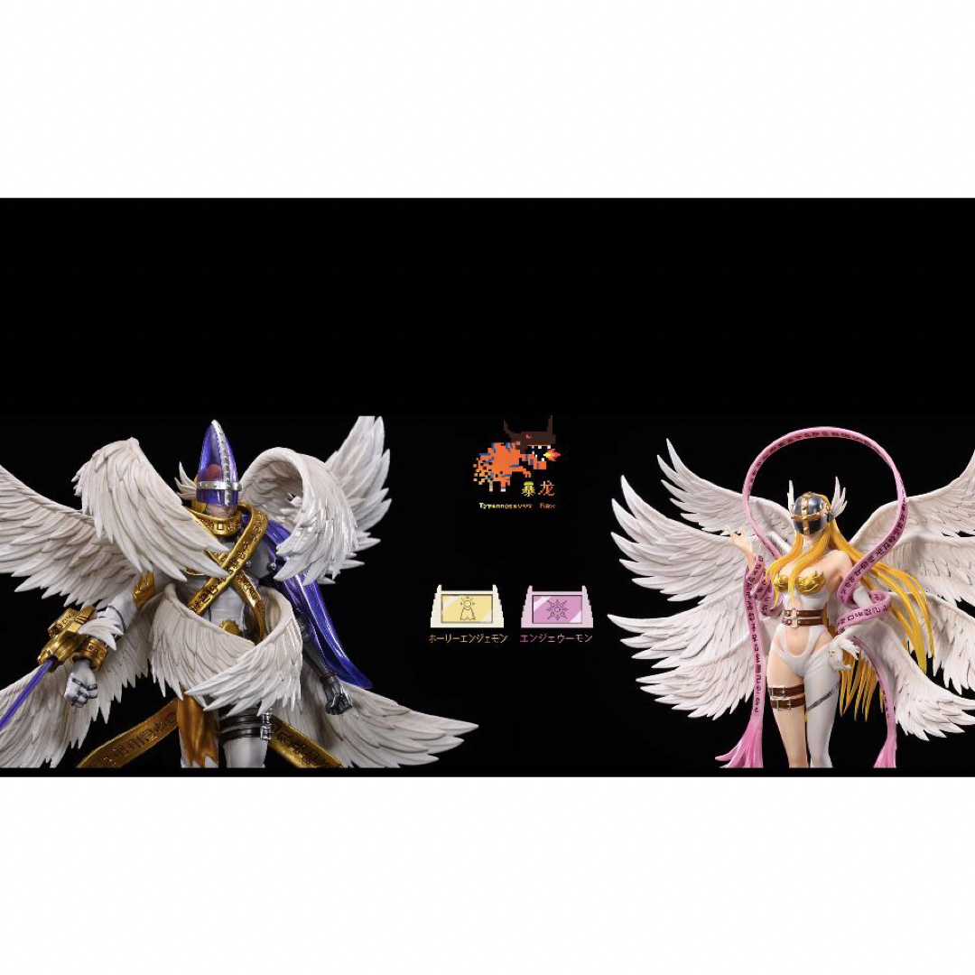 デジモンアドベン 樹脂フィギュア エンジェモン エンジェウーモン の