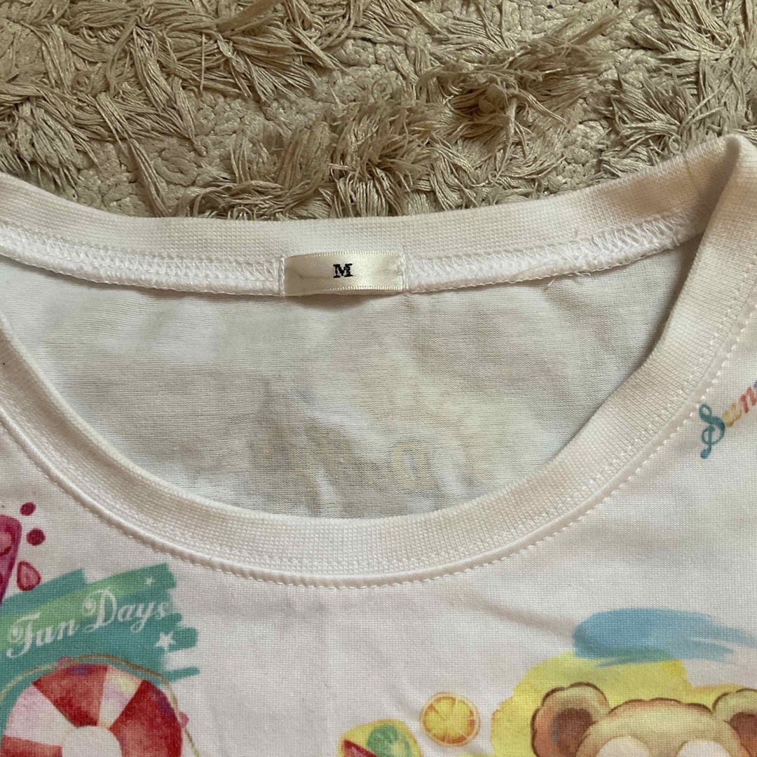 Disney - ディズニー公式 ダッフィーフレンズ サニーファン Tシャツ M