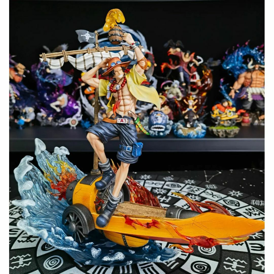 ワンピース 火拳のエース ストライカー フィギュア ガレージキット POP