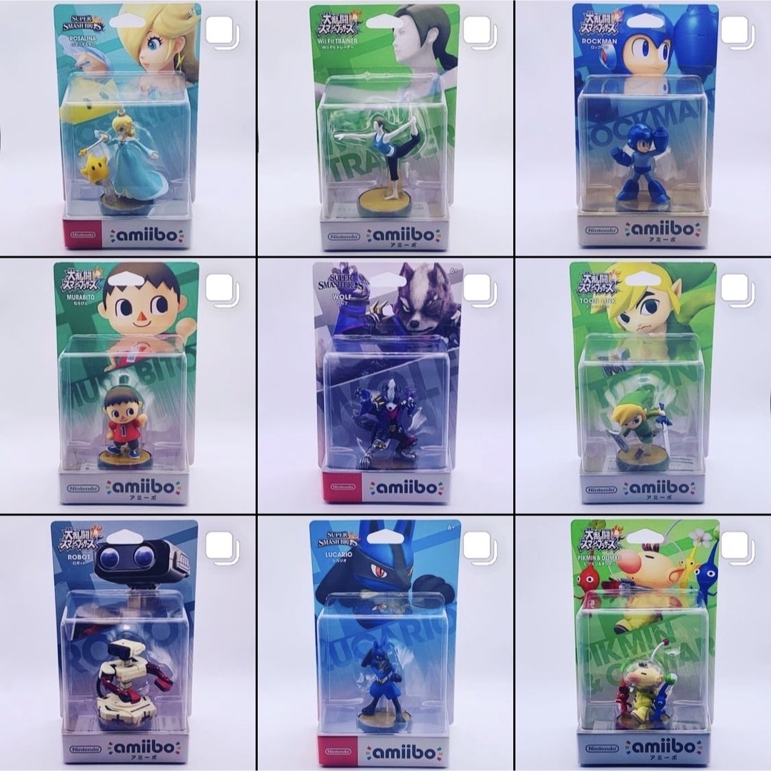 Nintendo Switch - 【初版裏キャラ絵・タグ無し】amiibo 大乱闘