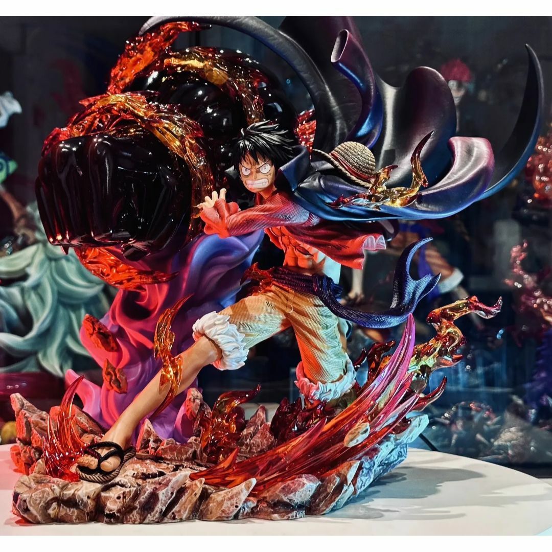 ワンピース レッドロック ルフィ 業火拳銃 ガレージキット フィギュア