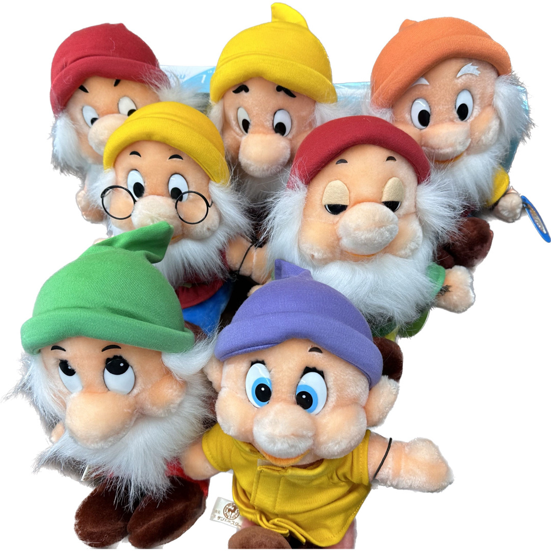 Disney - 7人のこびと サンアンドスター製 タグ付きぬいぐるみ 7体