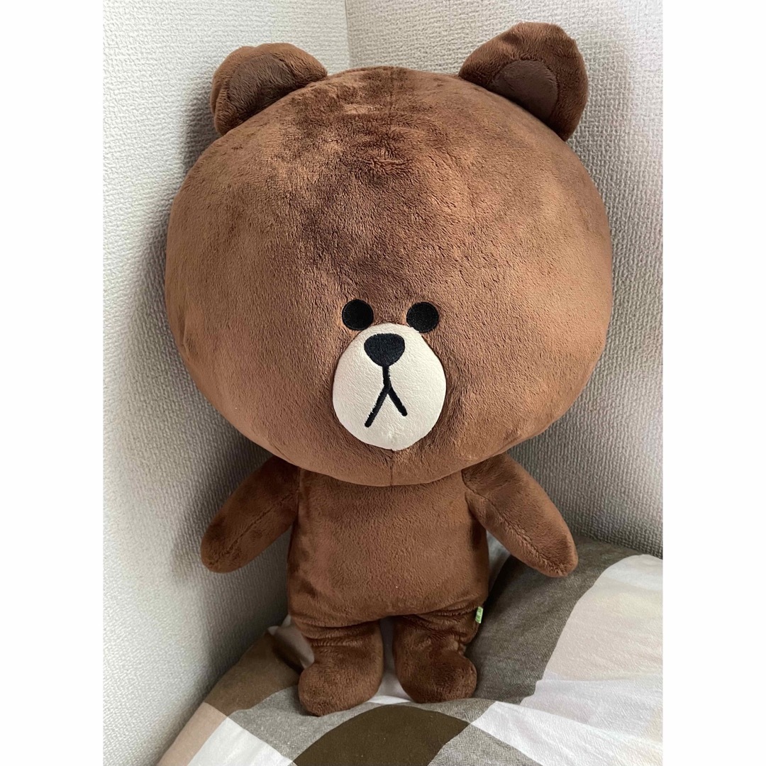 LINE FRIENDS ラインフレンズ ブラウン ぬいぐるみの通販 by sk's shop