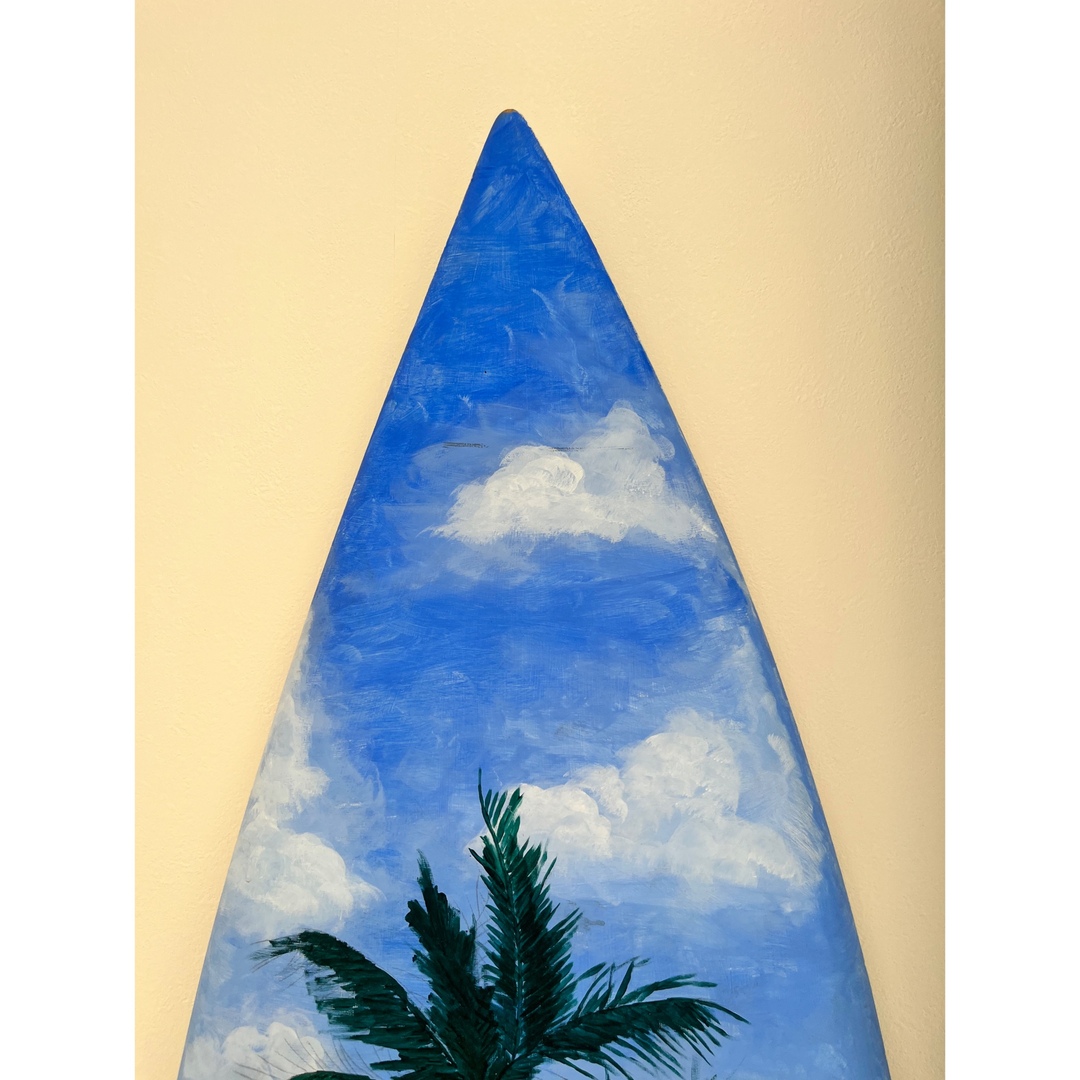 サーフボード インテリア 置物 ハワイアン デザイン 絵 SURF