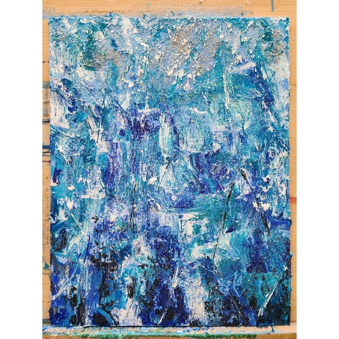 アクリル画 抽象画の通販 by ☆ハッピーカラー☆｜ラクマ