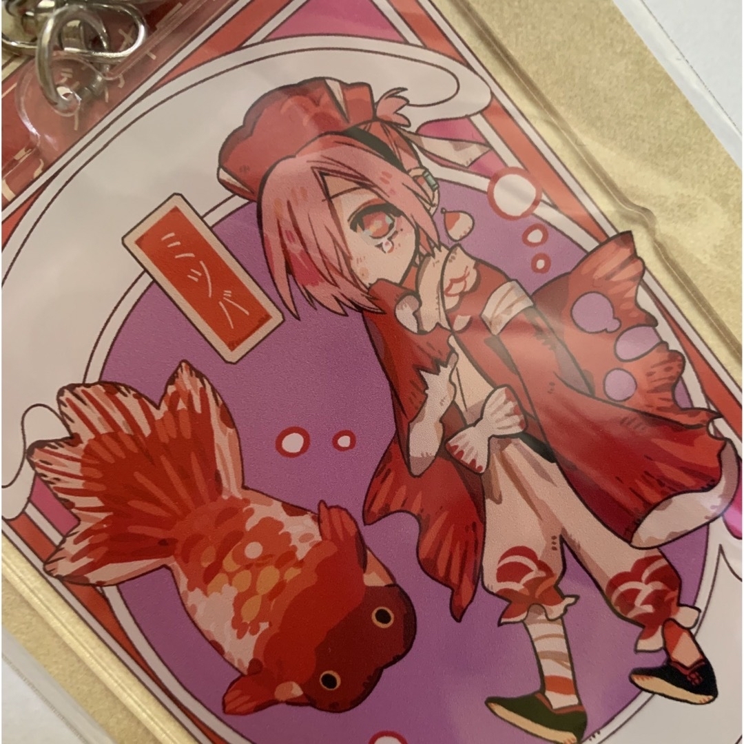 地縛少年花子くん 原作絵デカアクリルキーホルダー 金魚アクキー