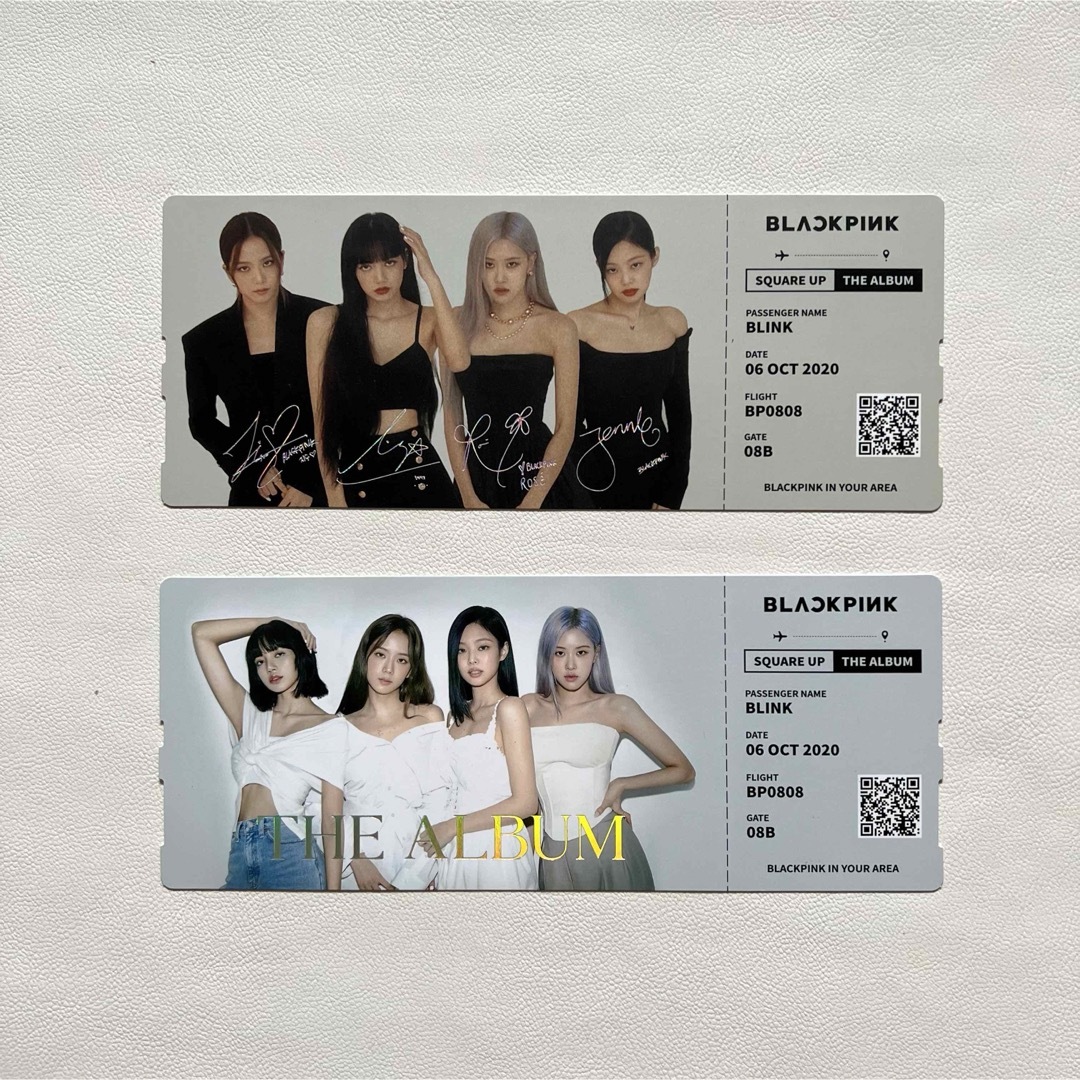 BLACKPINK - BLACKPINK THE ALBUM Ktown4u特典 メモリアルチケットの