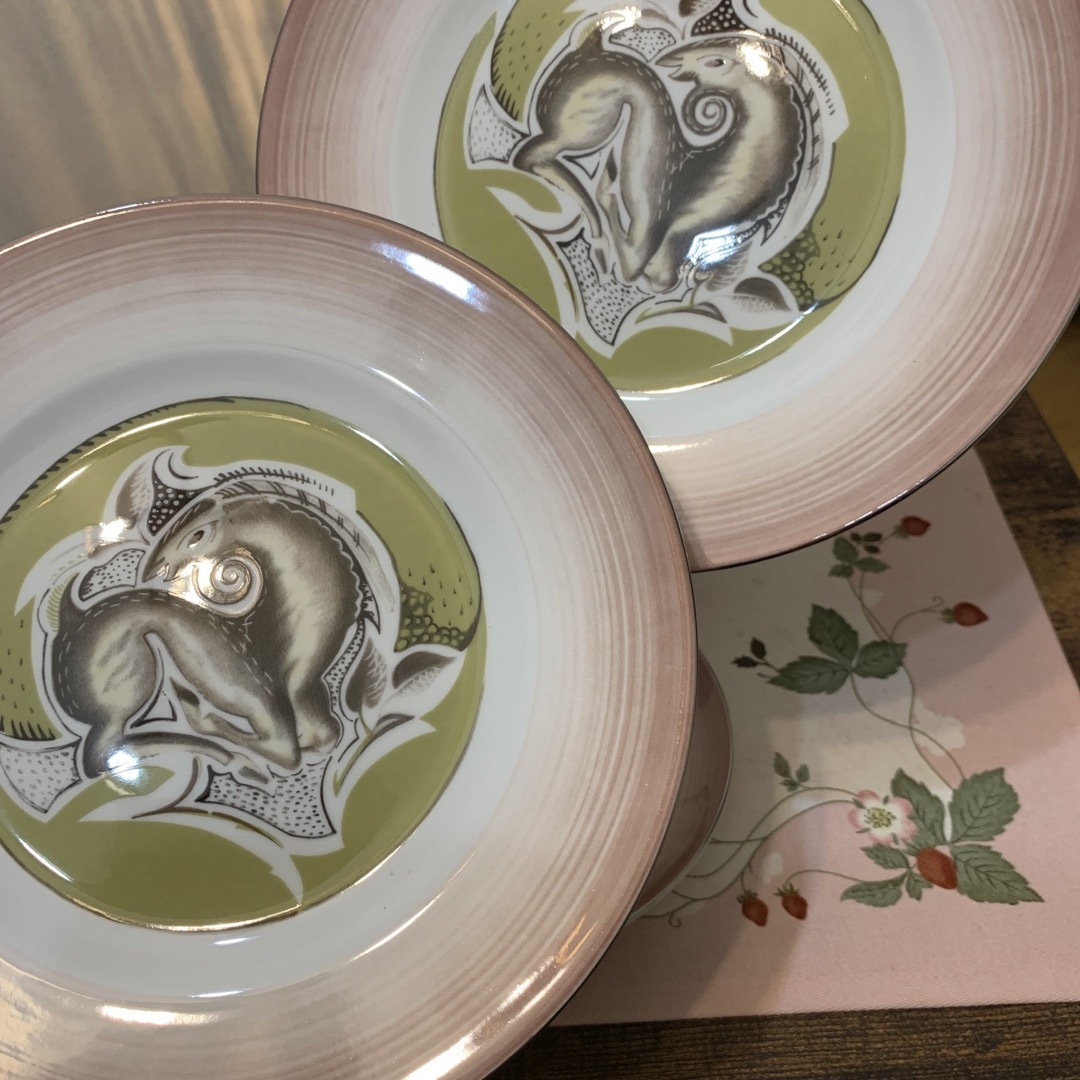 WEDGWOOD - 未使用 限定品 ウェッジウッド リカンベント ディア トリオ