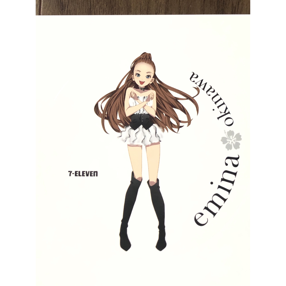 安室奈美恵 エミーナ ステッカー 非売品 シール 沖縄 セブンイレブン