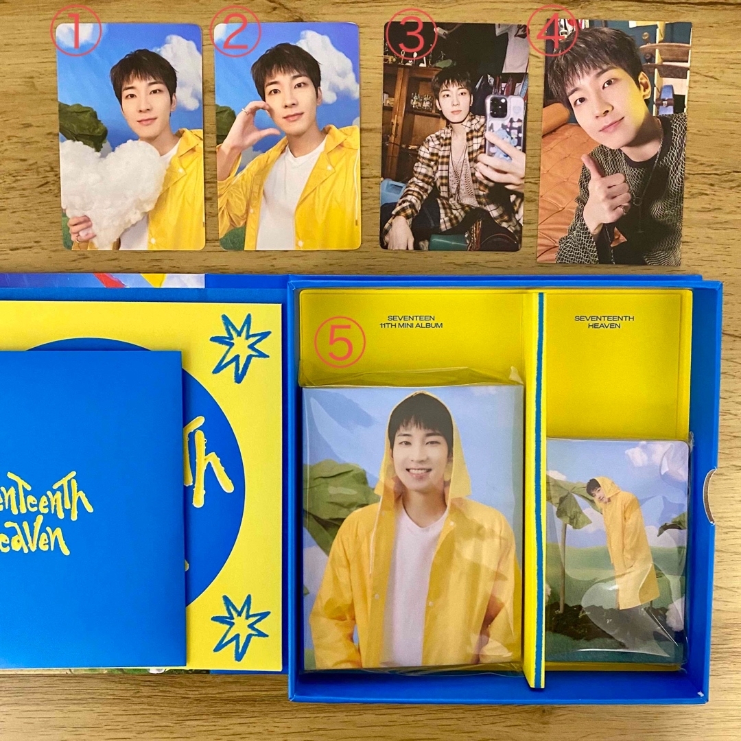 SEVENTEEN ウォヌ ラッキードロー 4店舗セット トレカ SEVENTEEN