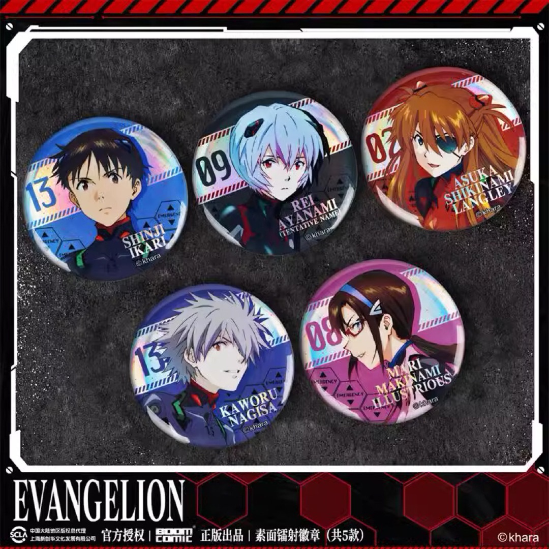 エヴァンゲリオン 缶バッジ20種 BOX コレクション 未開封 希少