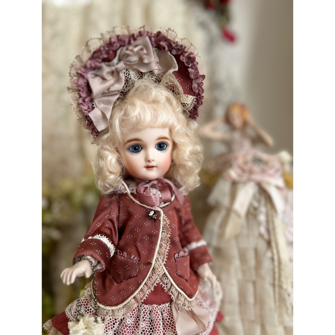 28㎝用 ドレスセット ビスクドール アンティークドールの通販 by