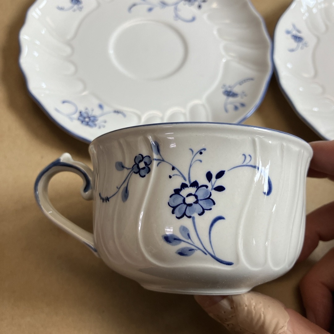 ビレロイ&ボッホ - ニッコー NIKKO カップ&ソーサー4客 ビレロイ