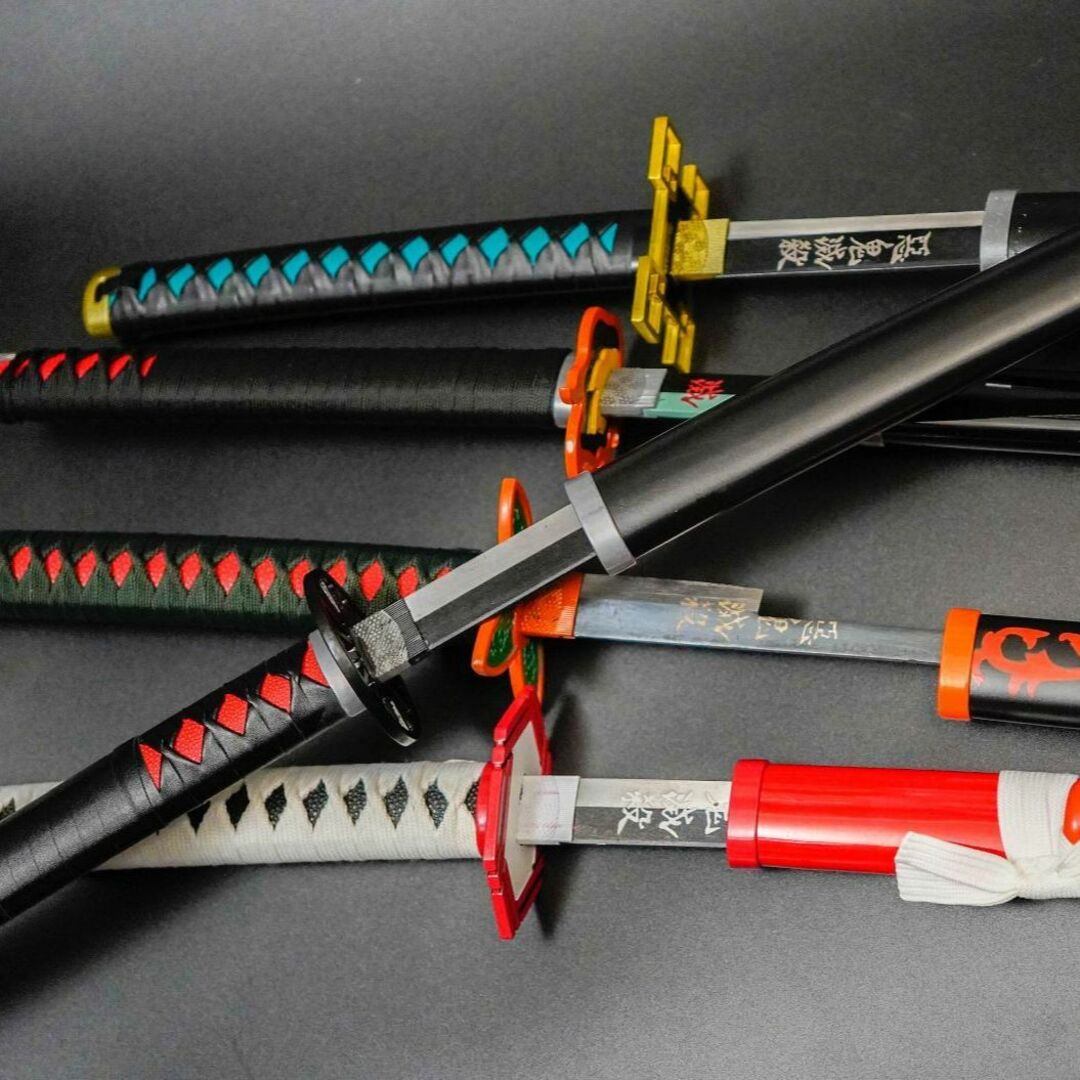 炭治郎 コスプレ 武器 刀 剣 日輪刀 金属製103cm 国内【現物撮影