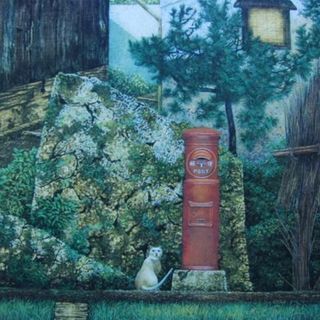 風分 六抄【私の好きな情景】、希少画集画、状態良好、新品高級額装付