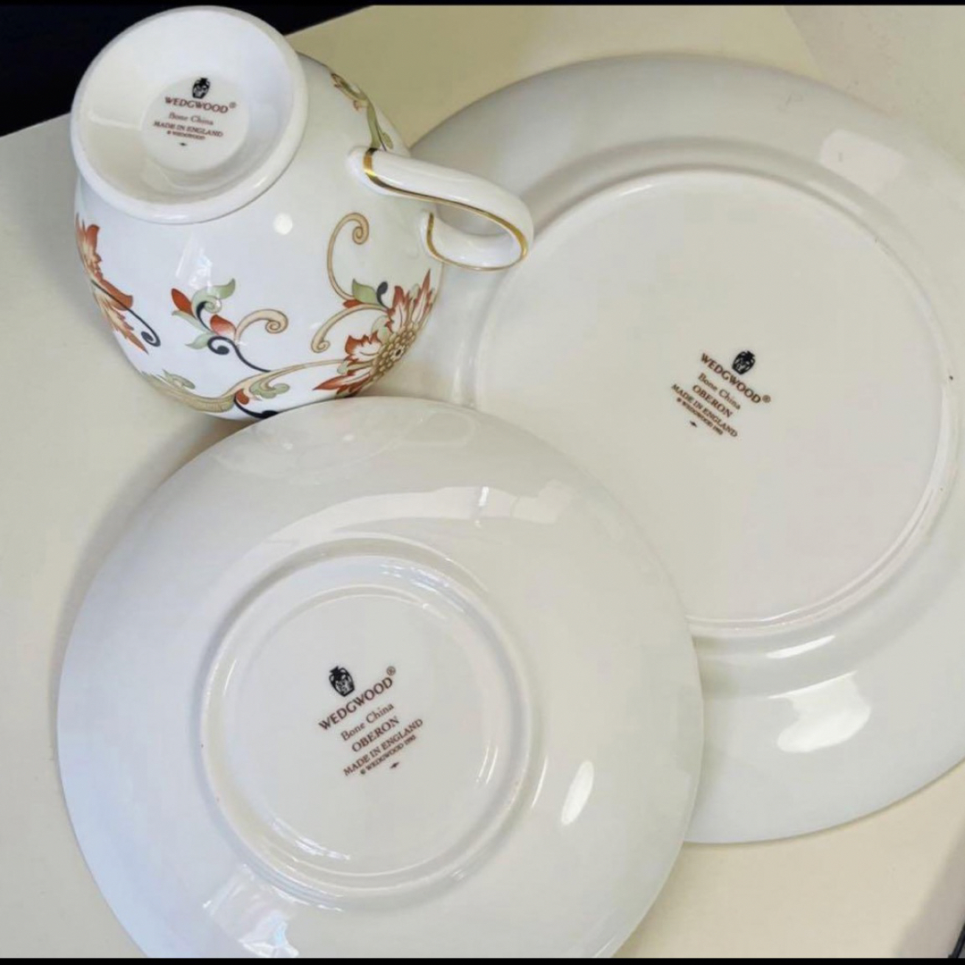 WEDGWOOD - ウェッジウッド オベロン トリオセット シノワズリ ⑤⑥の