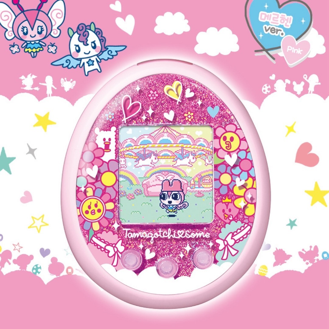 BANDAI - たまごっち サム(some) みーつの韓国版 ピンク メルヘン 韓国