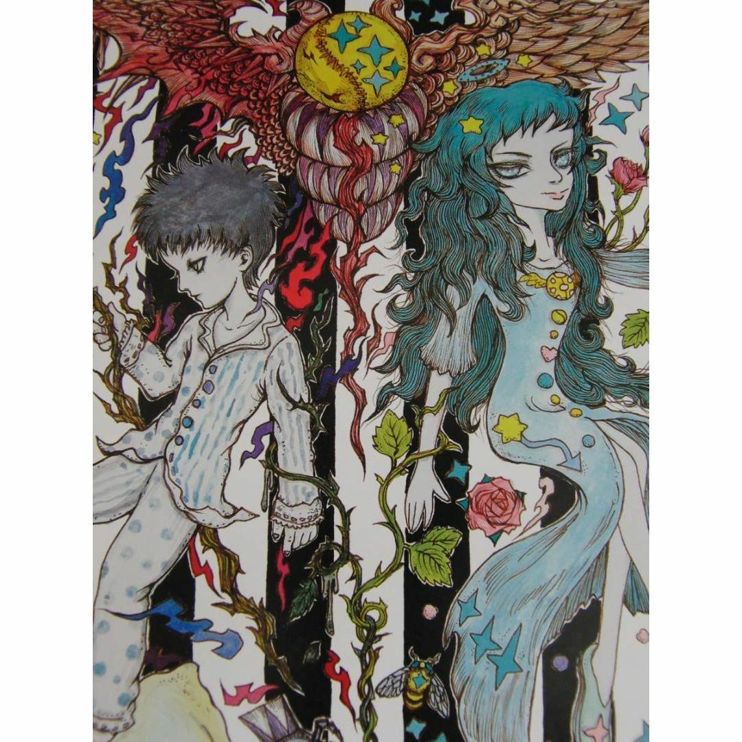 天野弓彦、HOLY&DARKNESS、希少な額装用画集より、美品、新品額・額装