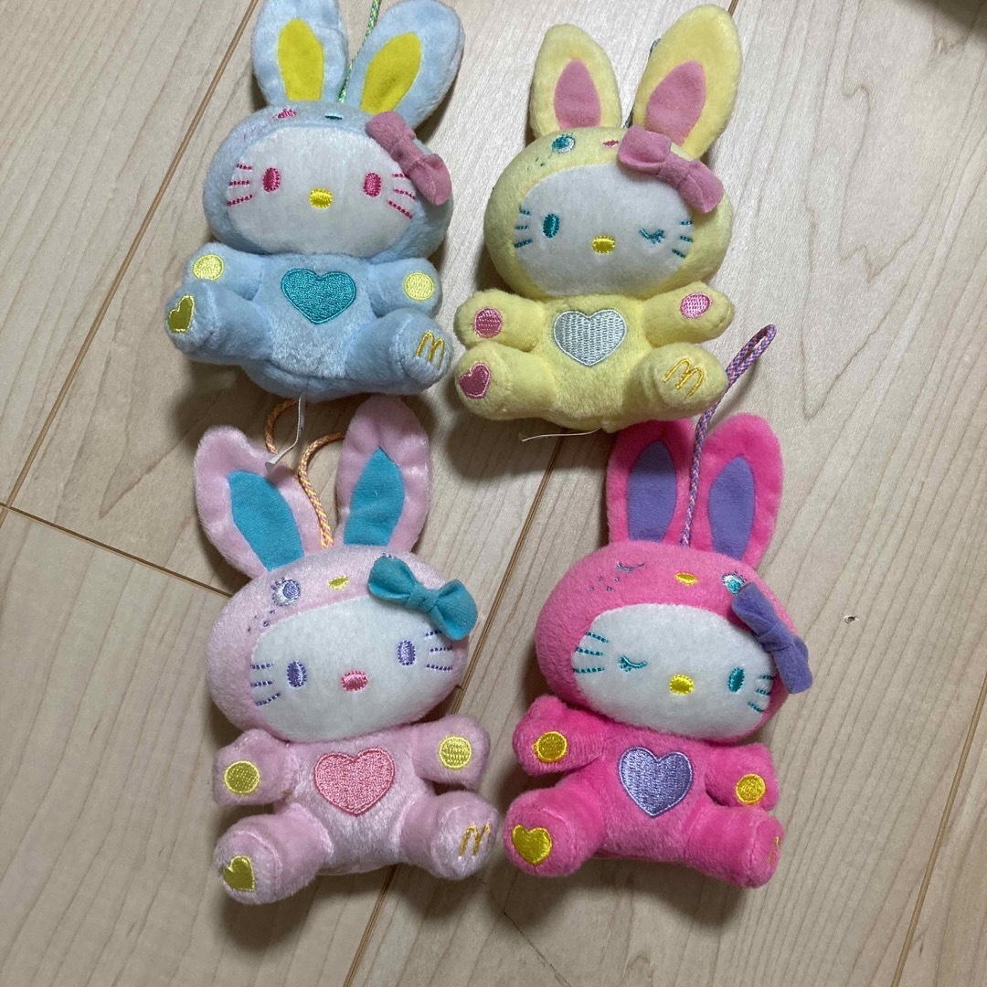 希少レアタグ付き2011ロップイヤーキティちゃんぬいぐるみ当時物00s