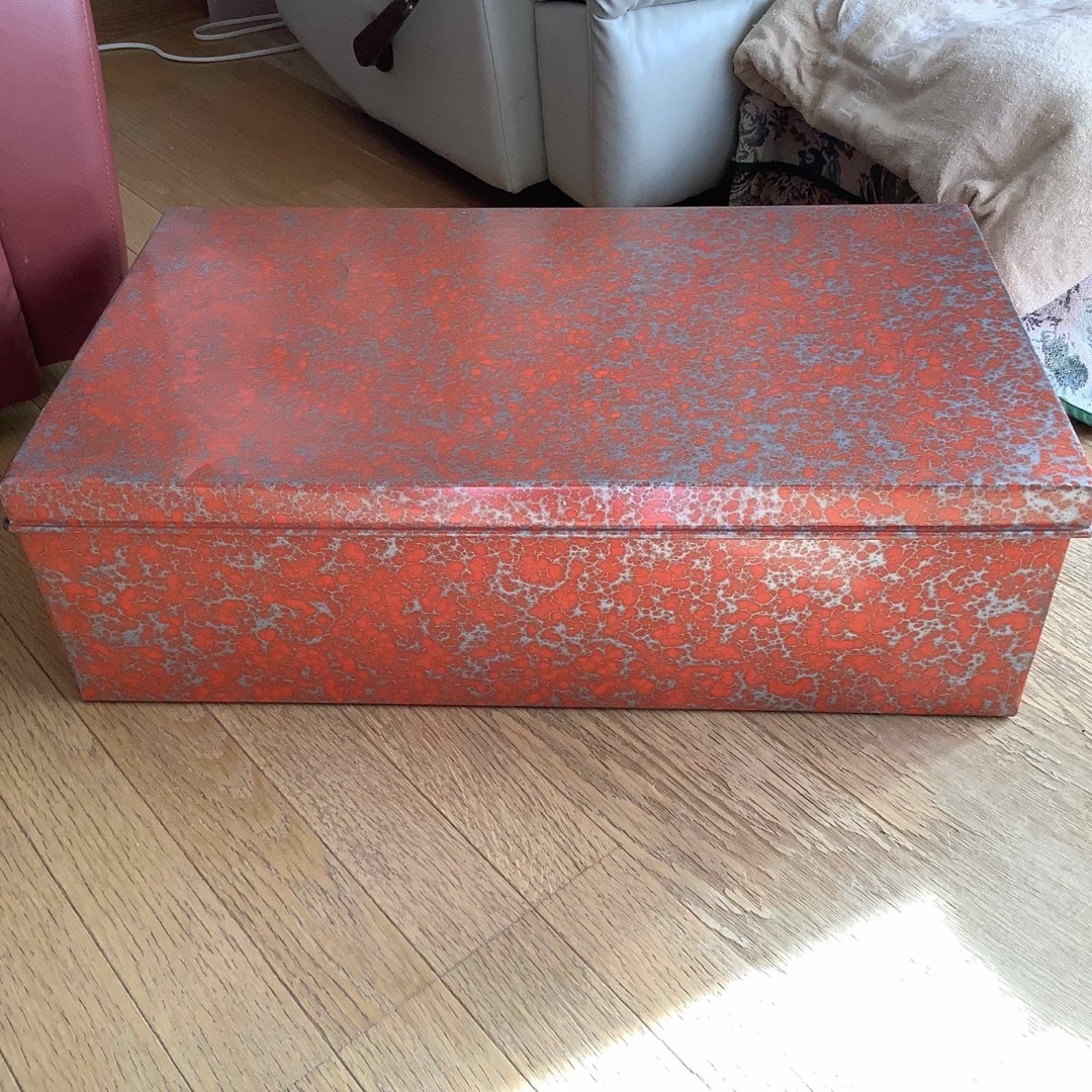 衣装ケース 収納ケース ブリキ 昭和レトロ アンティーク ヴィンテージ