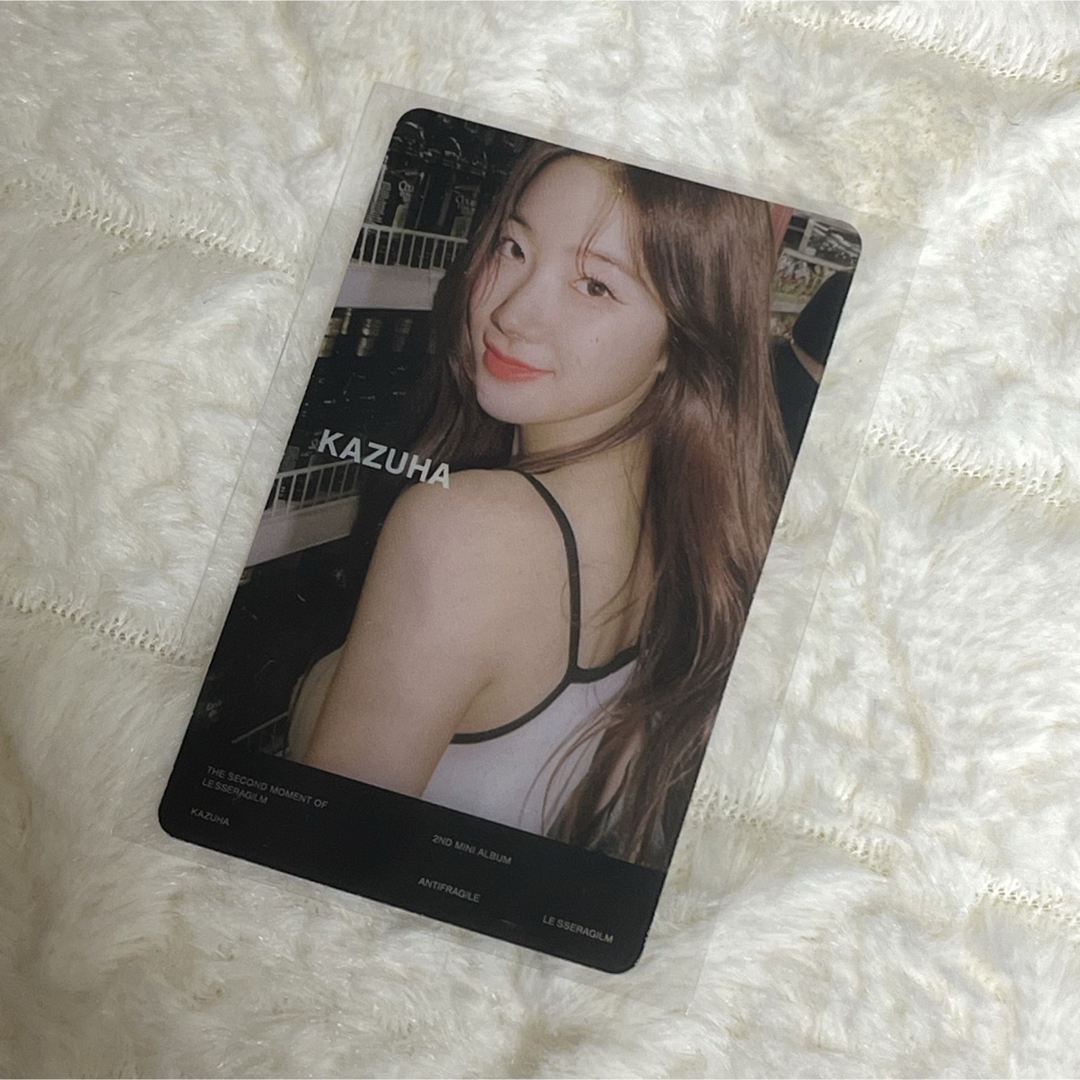 LE SSERAFIM - lesserafim ルセラ カズハ クリアトレカ ショップ特典