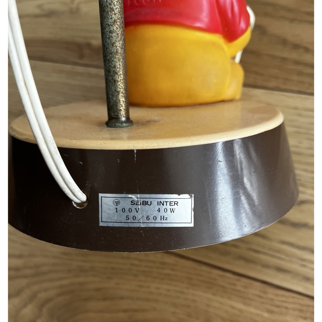 Disney - くまのプーさん ランプ 照明 アンティーク ヴィンテージの