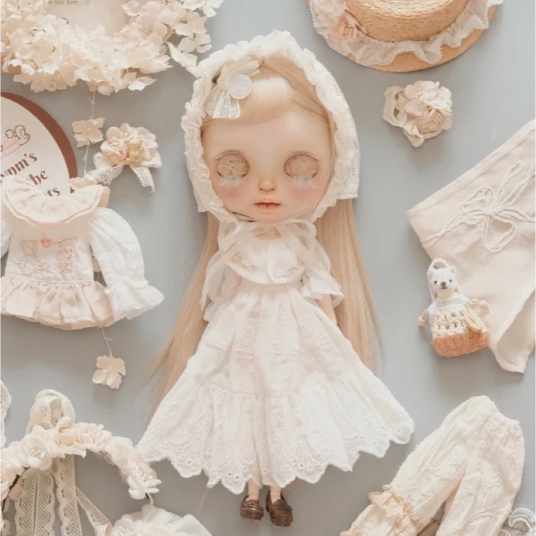 カスタムブライス 人形 きれい かわいい 有名海外作家様 アルビノ フル