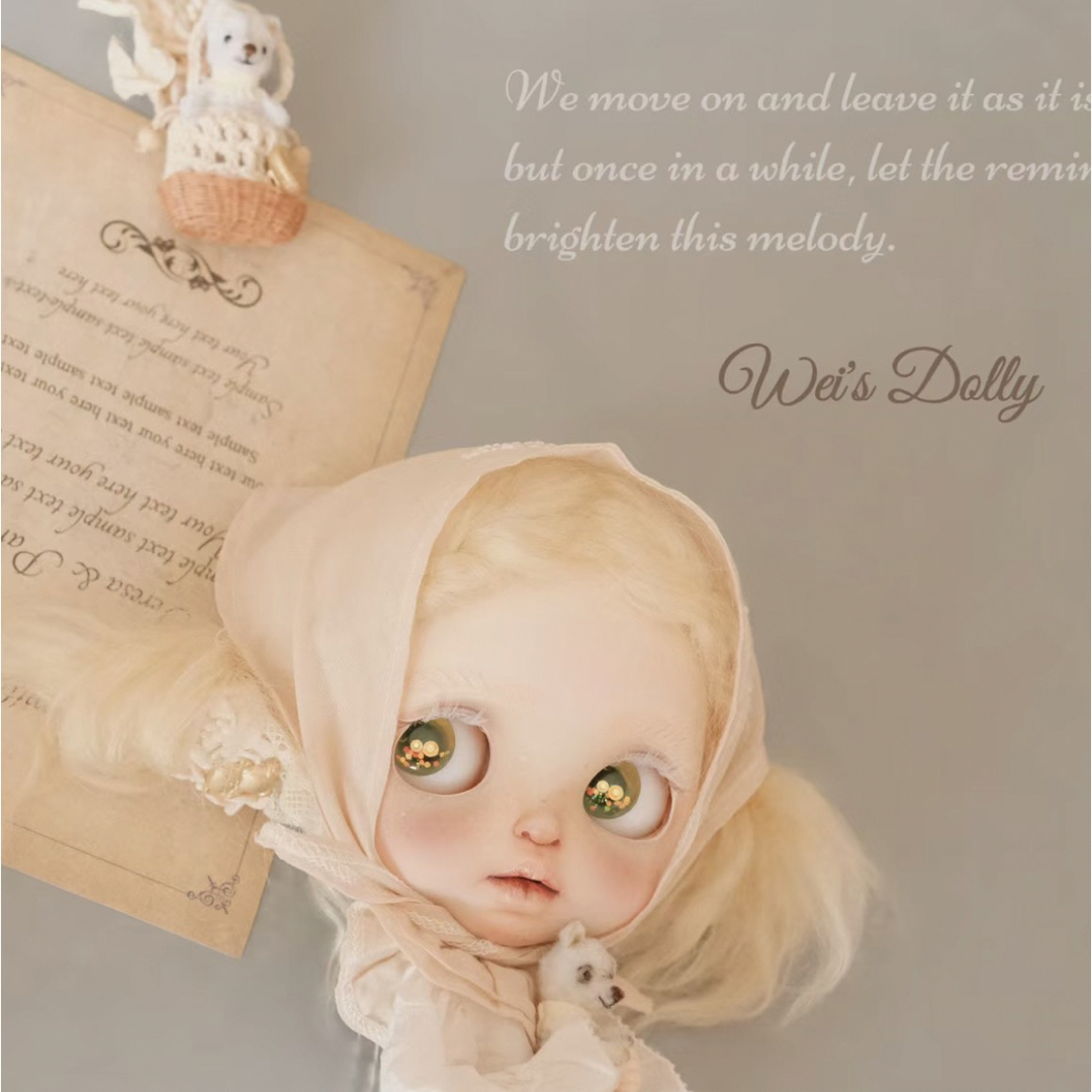 カスタムブライス 人形 きれい かわいい 有名海外作家様 アルビノ フル