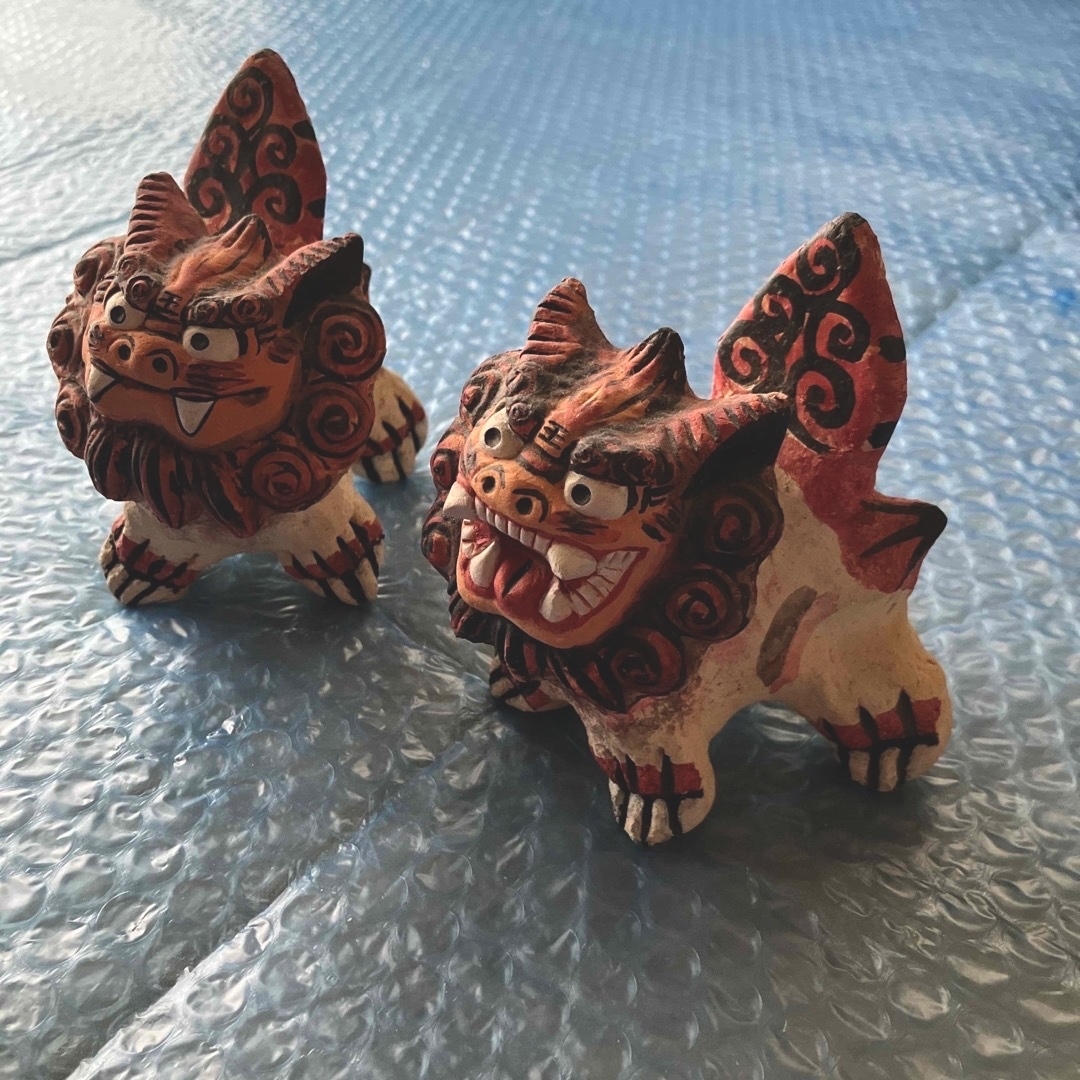 宮城光男 漆喰シーサーの通販 by ミキヤ's shop｜ラクマ