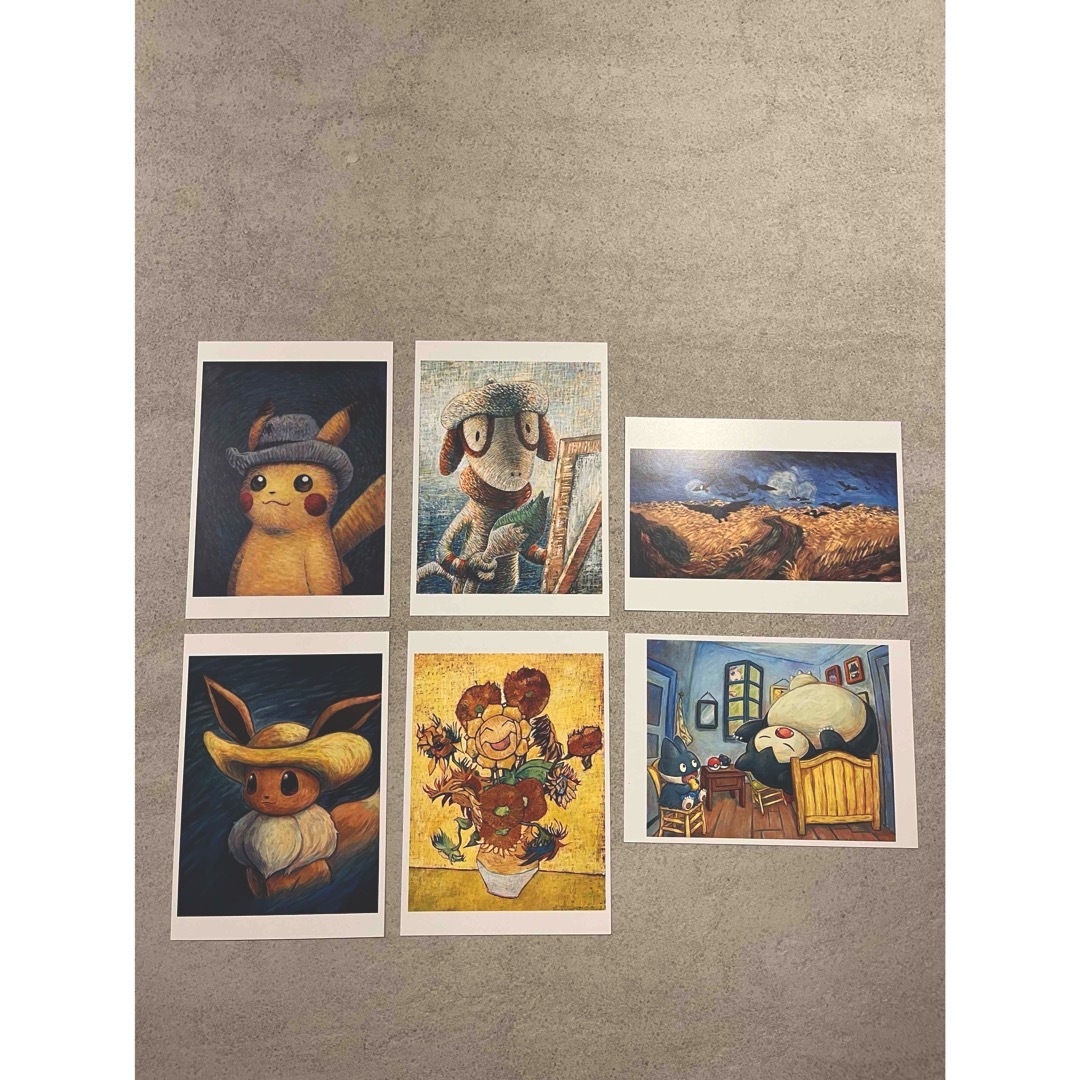 ポケモン - ゴッホピカチュウ 限定 ポストカードセット ゴッホ美術館の