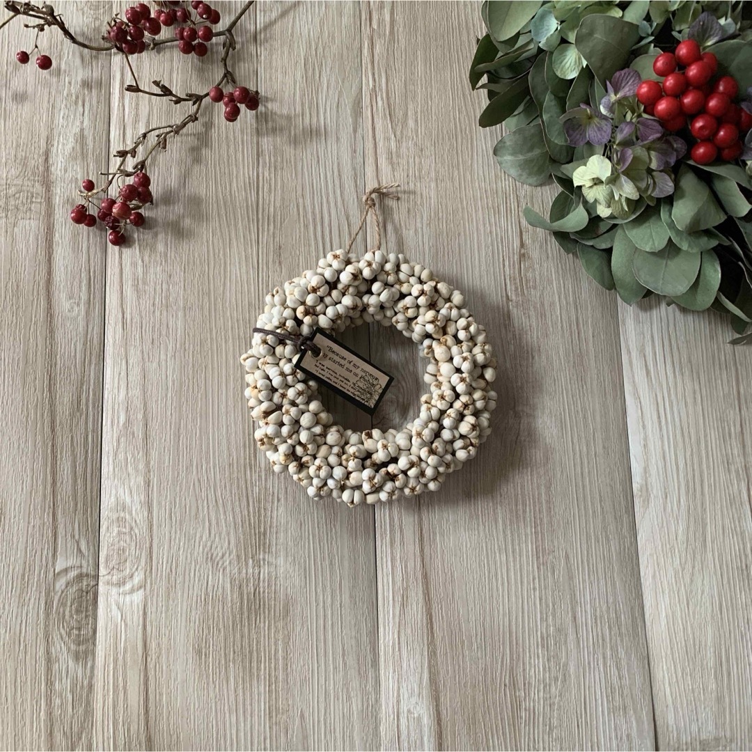 ナンキンハゼリース 木の実のリース ナチュラルリース ドライフラワー