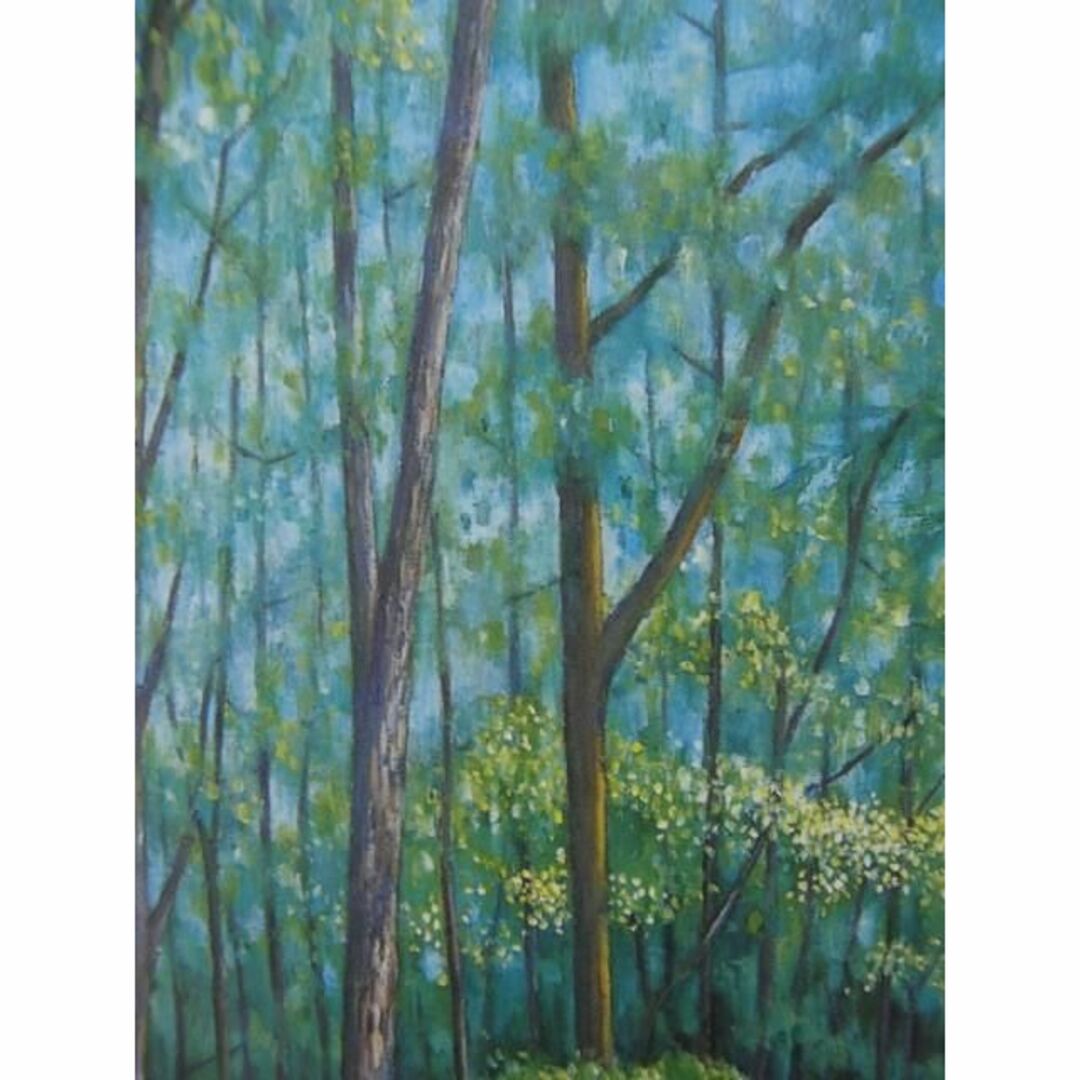 入江観【森の小怪】希少画集画、状態良好、新品高級額装付の通販 by