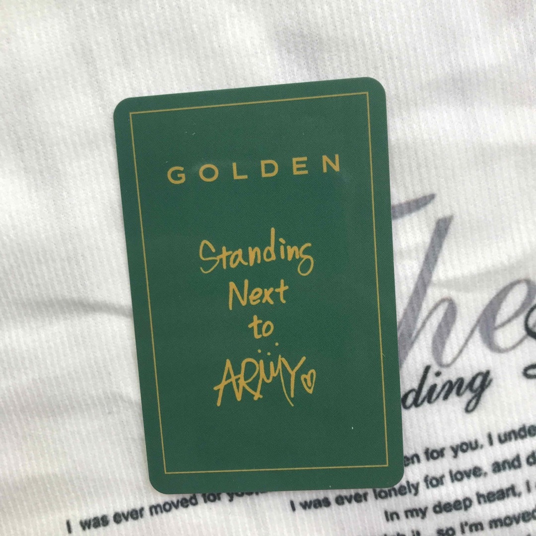 BTS GOLDEN 香水 サノク 事前収録 ジョングクトレカ