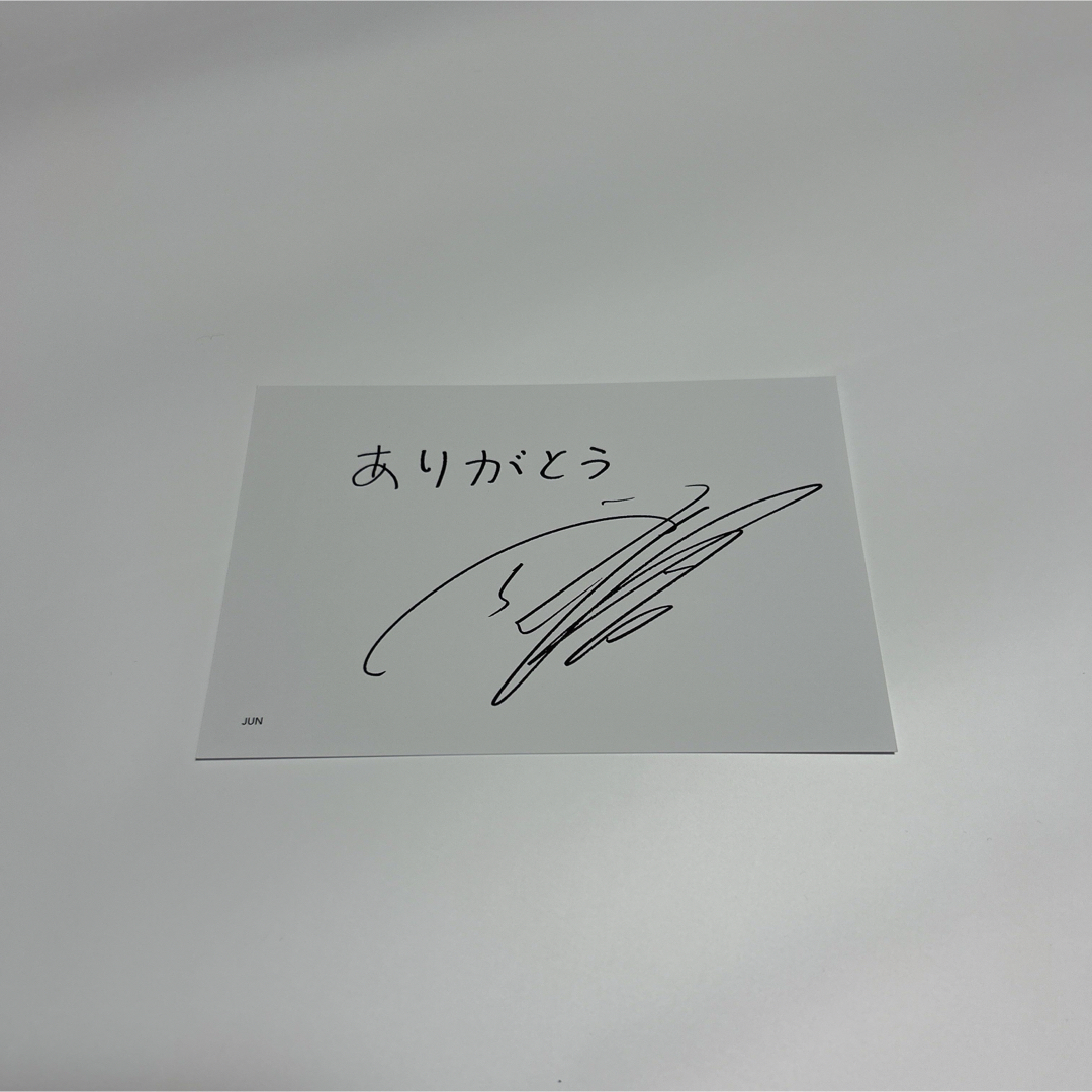 SEVENTEEN セブチ ジュン 生写真 サイン SEVENTEEN セブチ ジュン