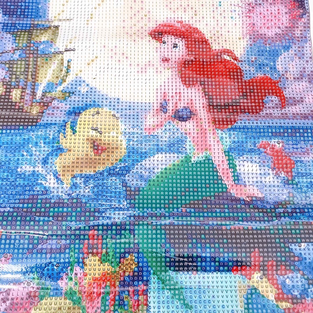 Happy Paint ダイヤモンドアート A2 姫 人魚 お洒落／1456 Happy Paint