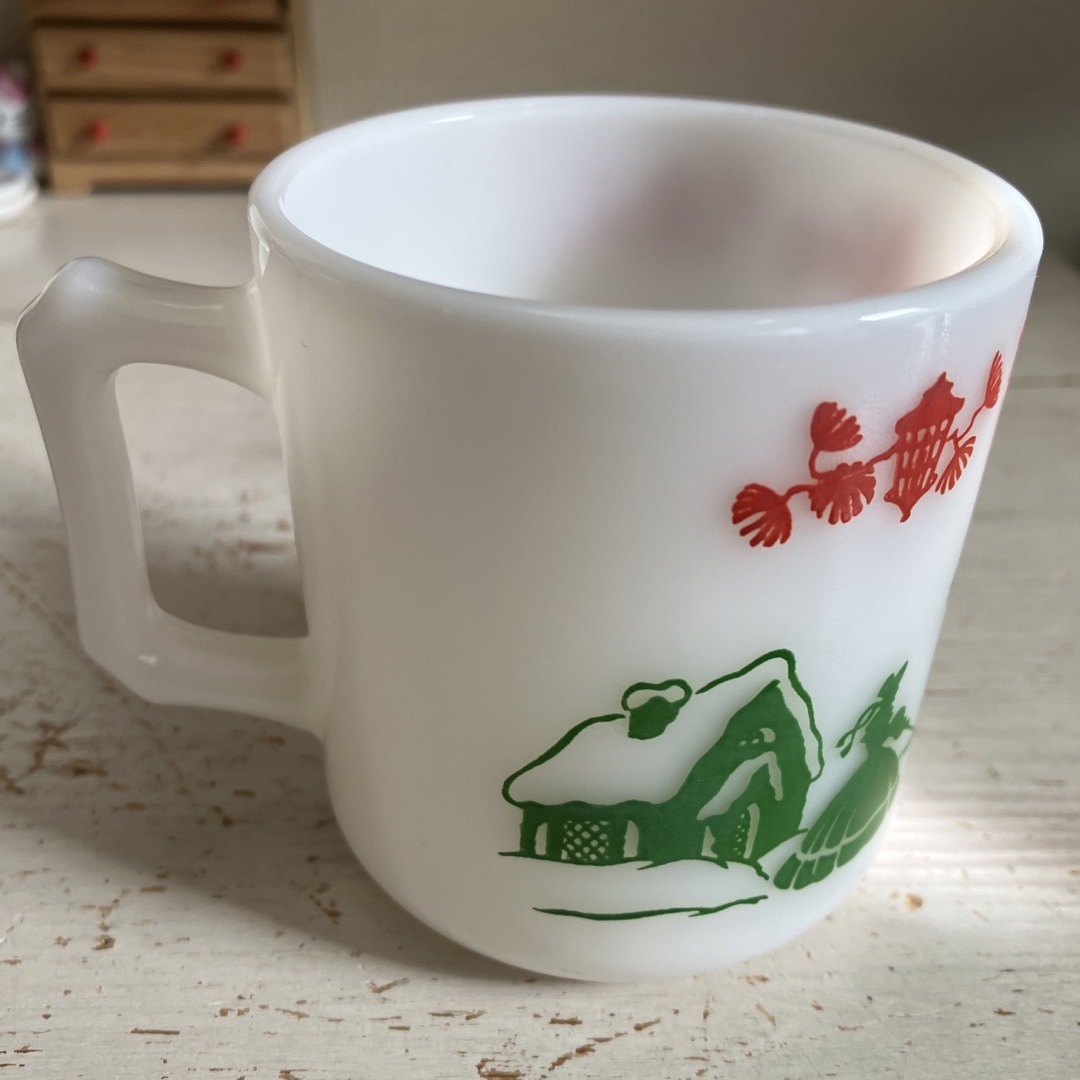 Fire-King - ヘーゼルアトラス エッグノッグマグ チャイルドマグ