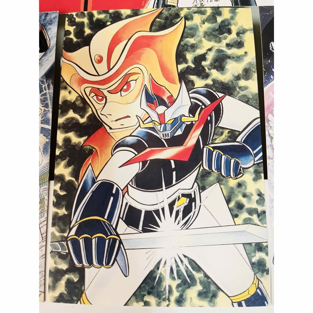 永井豪・手塚治虫二人展 限定 ポストカード デルビマン マジンガー