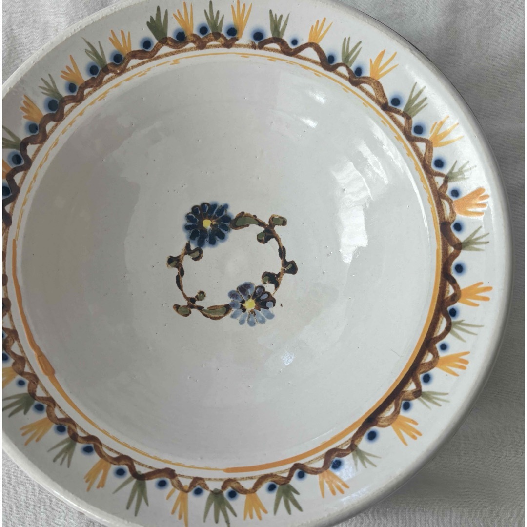 伊藤聡信 イエロー 黄色 オーバルプレート 2枚セット 伊藤聡信