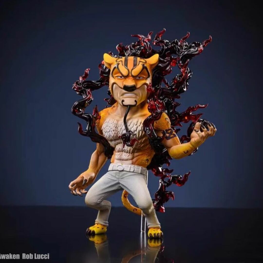 ワンピース ロブ・ルッチ 覚醒 レオパルド 豹 フィギュア ガレージ