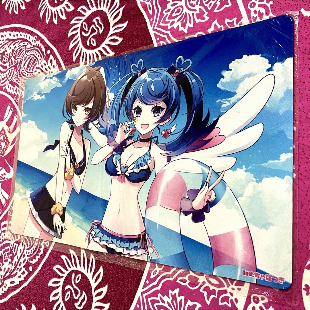 遊戯王 財前葵 ブルーエンジェル 水着 あずまちっく天国 プレイマット
