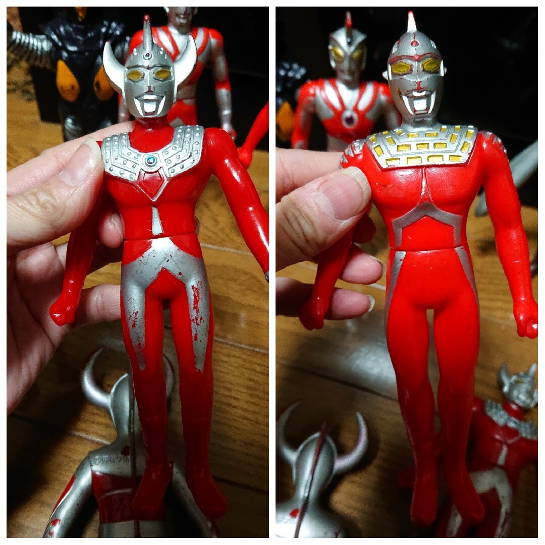 1983 ウルトラマン 硬質ソフビ バルタン星人 セブン タロウの通販 by