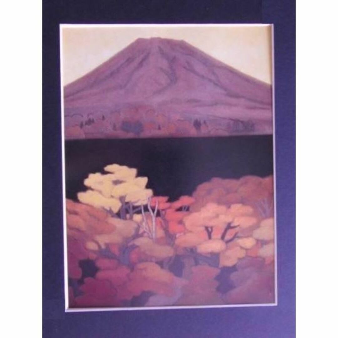 東山魁夷、光昏、希少な額装用画集より、新品高級額装付、状態良好の
