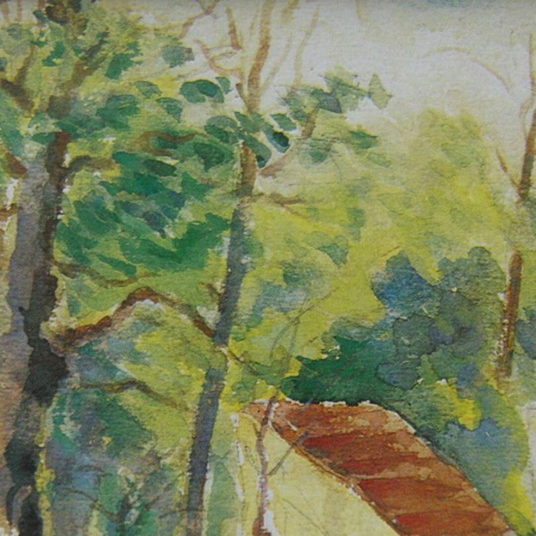 浅井忠、【グレーの洗濯場】、希少な額装用画集より、新品額装付の通販