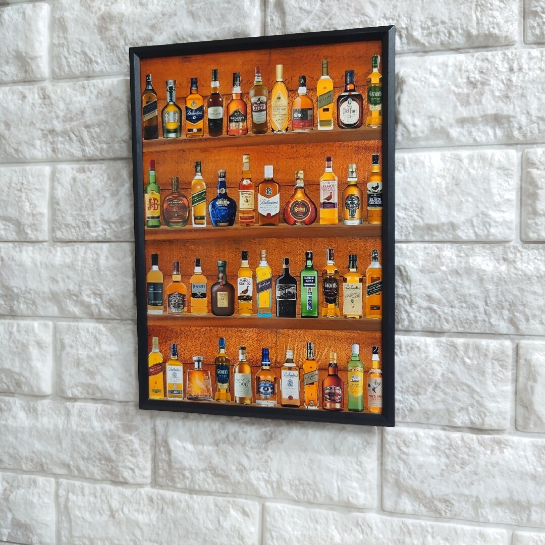 No.P465 A4 ウイスキー ポスター 写真 アート インテリア BARの通販 by