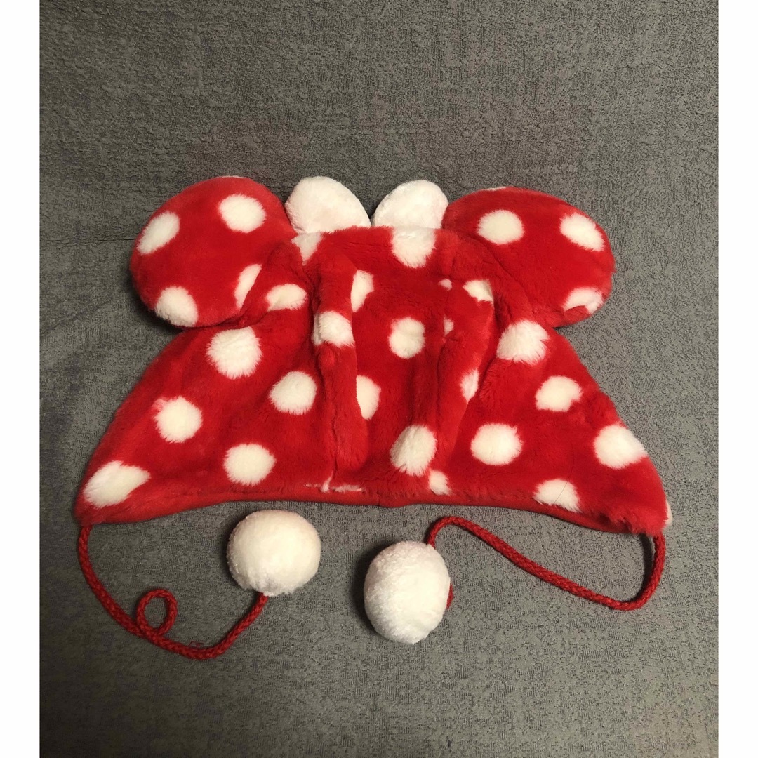 Disney - ディズニー ランド シー ファンキャップ ドット柄 リボン