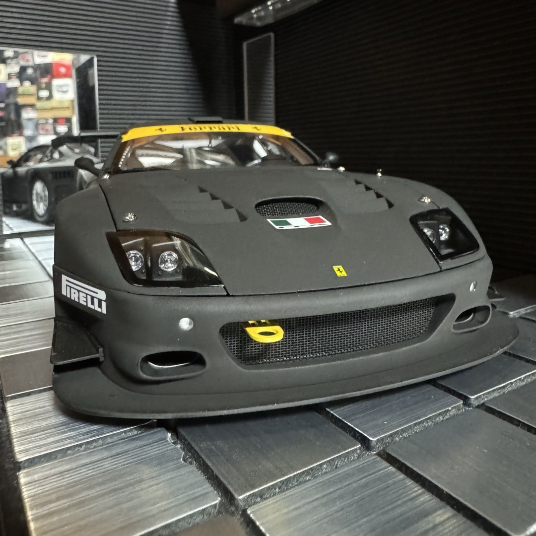 京商 - 絶版 未展示品 京商 1/18 フェラーリ 575 GTC マットブラックの