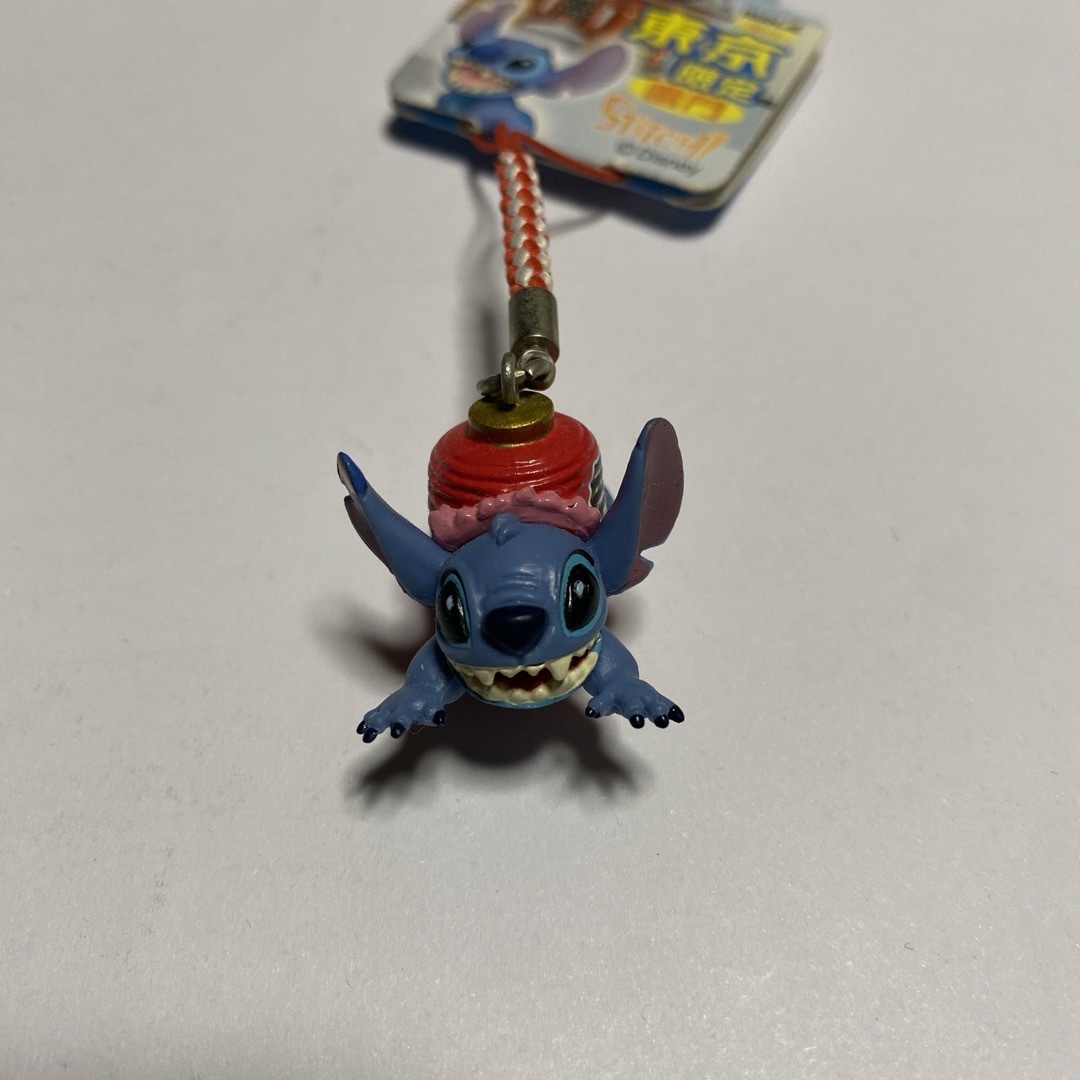 Disney - 東京限定 雷門 スティッチ 根付 キーホルダー ストラップ