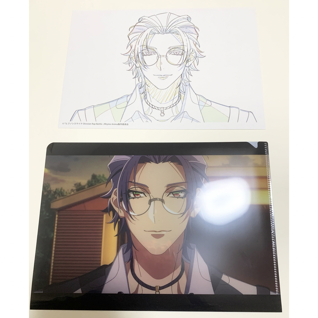 ヒプノシスマイク 躑躅森盧笙 複製原画付きA5クリアファイルセット の