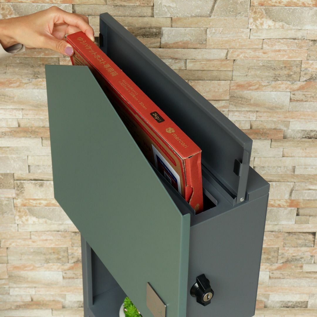 MJ PT DLA スタンドポスト 郵便ポスト ベージュの通販 by sunterra-HM