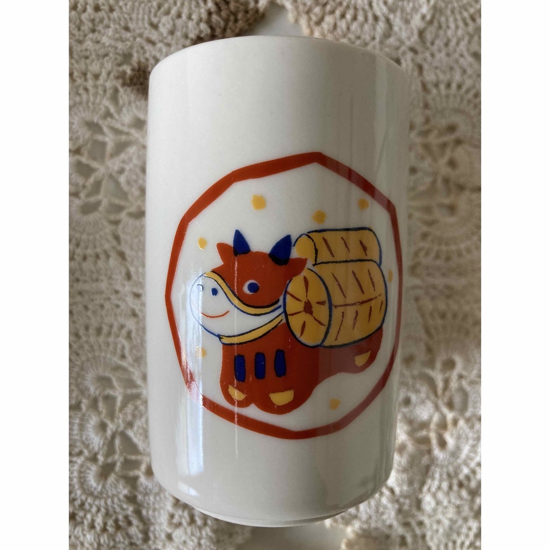 たち吉 - 昭和レトロ 希少 タチ吉 縁起干支 湯呑み7客の通販 by 複数